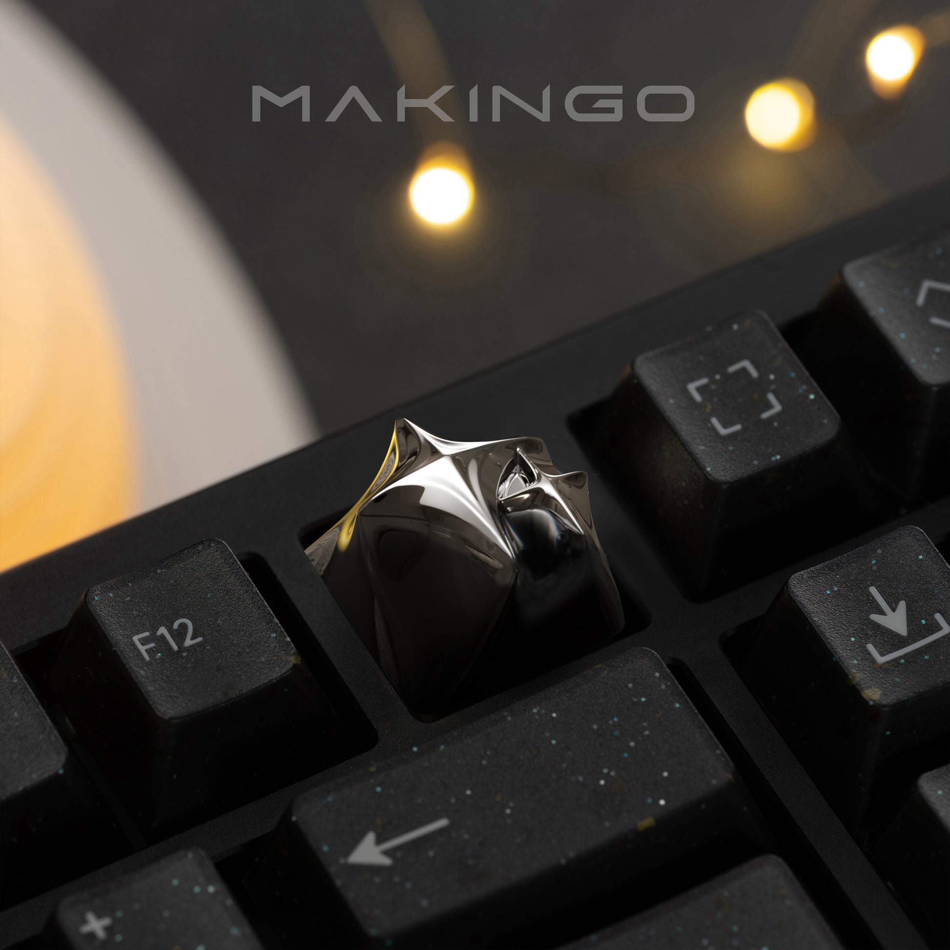 Makingo Cosmic Era Metal Star Keycap – Custom Single ESC Key - Titan Nation