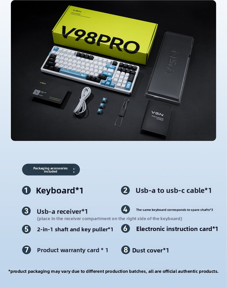 VGN V98 Pro V3 Wireless Gasket Mechanical Keyboard - Titan Nation