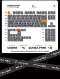 Titan Nation Frosted Matte Dual-Tone Keycaps – PC Translucent Set - Titan Nation