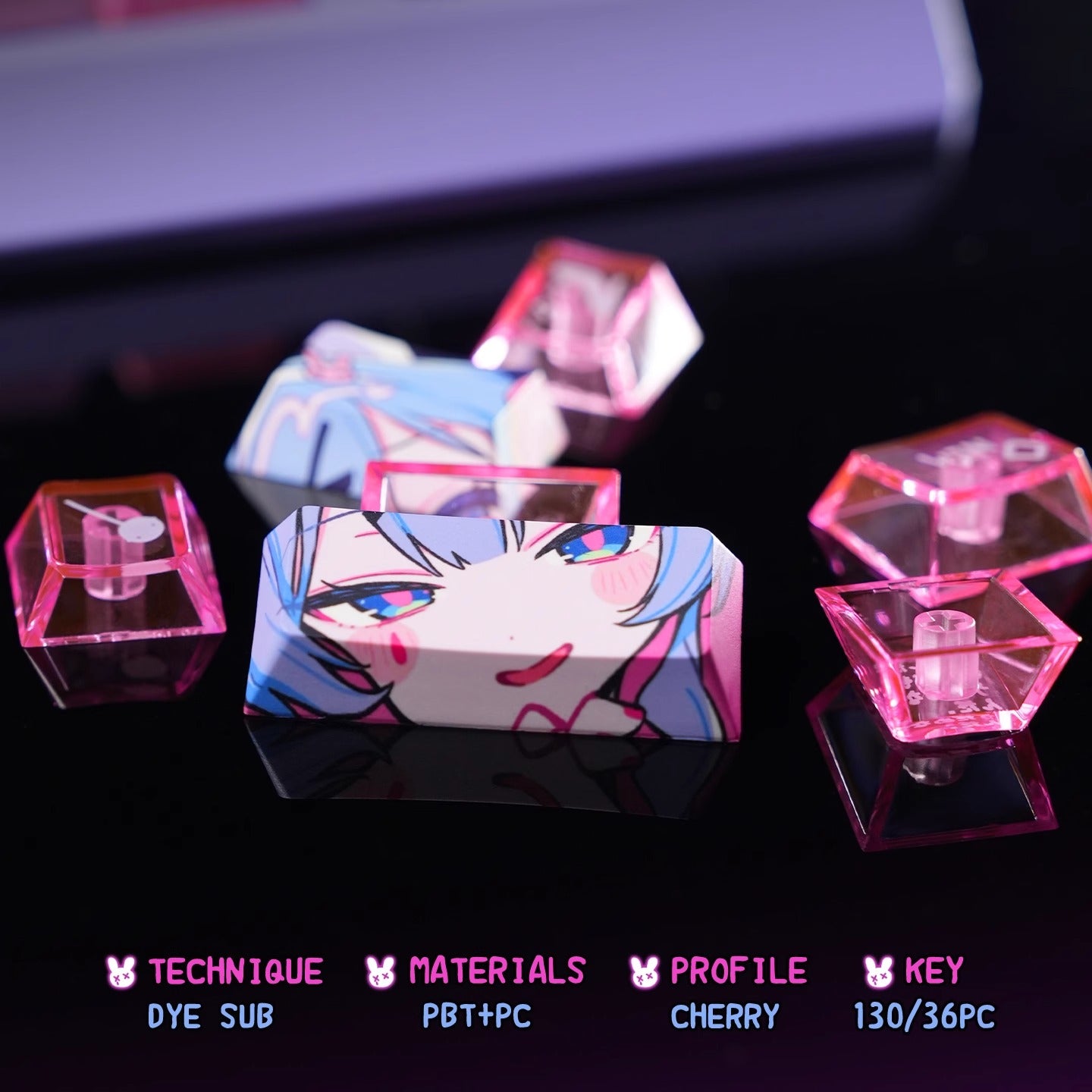Rabbit Hole Keycaps