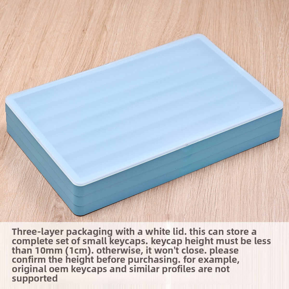 3-Layer Stackable Keycap Storage Box for Mechanical Keyboards - Titan Nation