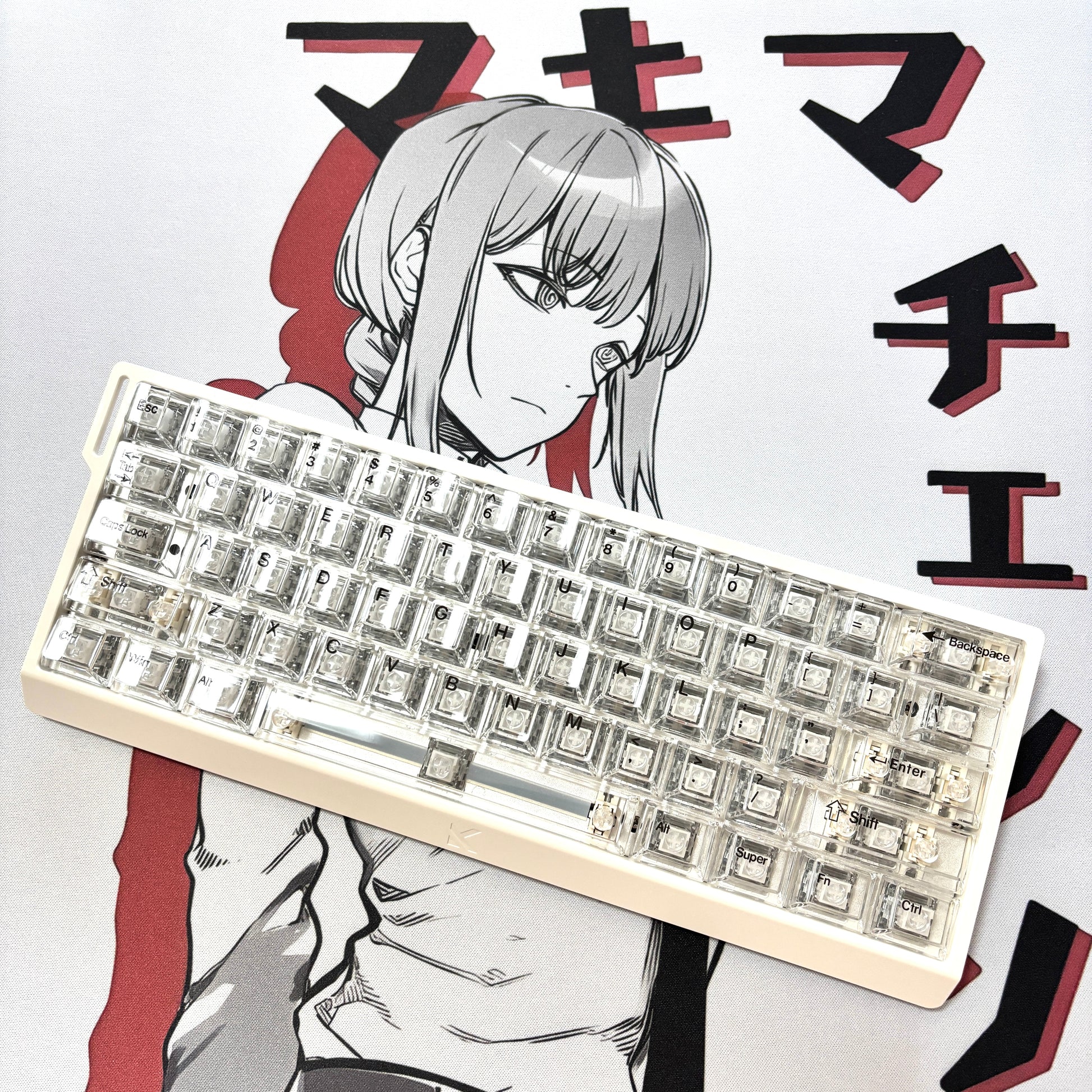 Ice Crystal Gradient Transparent Keycaps – PC Keycaps for Wooting & ACE68 - Titan Nation