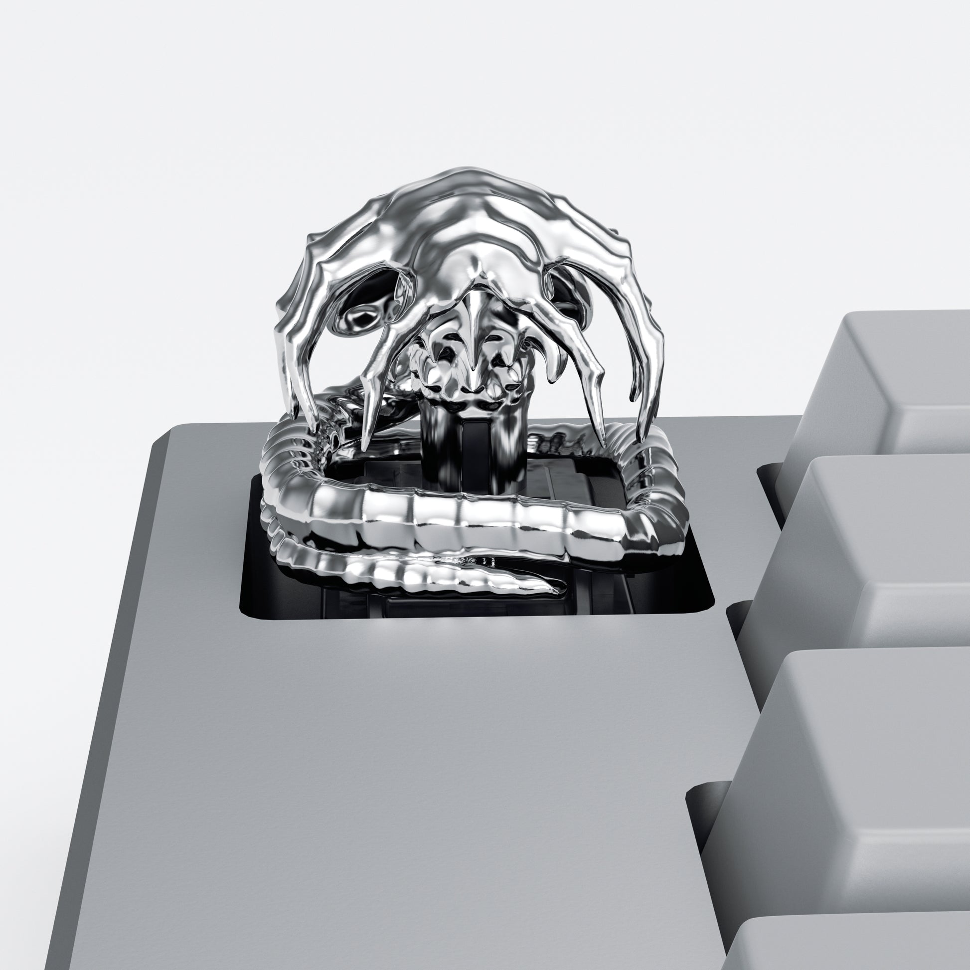 Makingo Alien Facehugger Artisan Keycap – Custom 1U Metal Design - Titan Nation