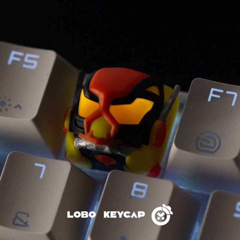 Key Cap Ghost Rider Kamen Rider Transparent Artisan Keycap