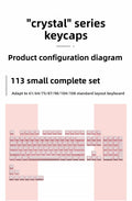Crystal Jelly Side-Engraved Heart Keycaps – OEM Profile for Wooting - Titan Nation