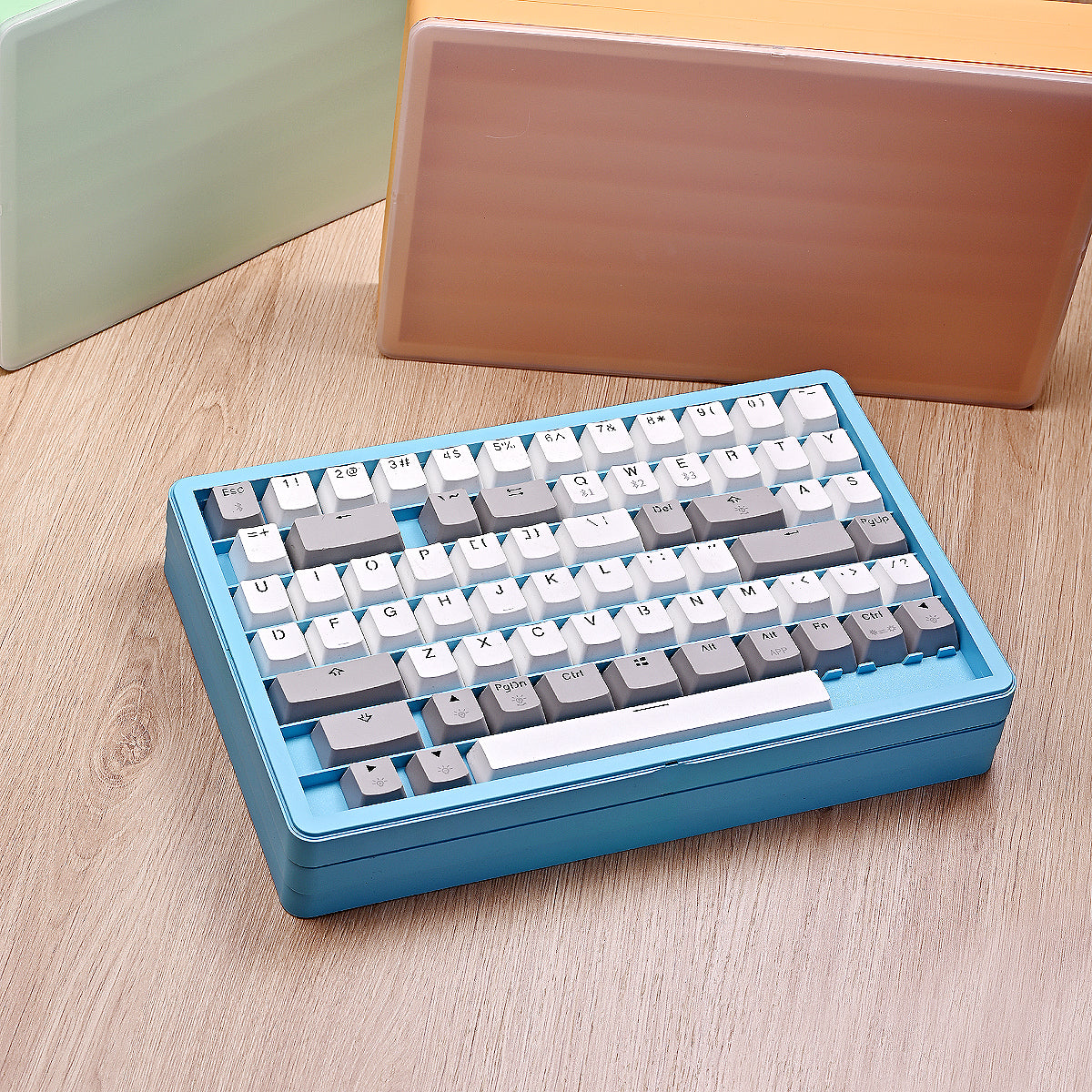 Keycap Case 3-Layer Stackable Keycap Storage Box for Mechanical Keyboards