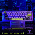 Custom Cyberpunk Keycaps Set mechanical keyboards layout Compatible with Wooting 80HE