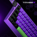 TITAN68HE Magnetic Switch Keyboard is similar to the Wooting 60HE keyboard layout