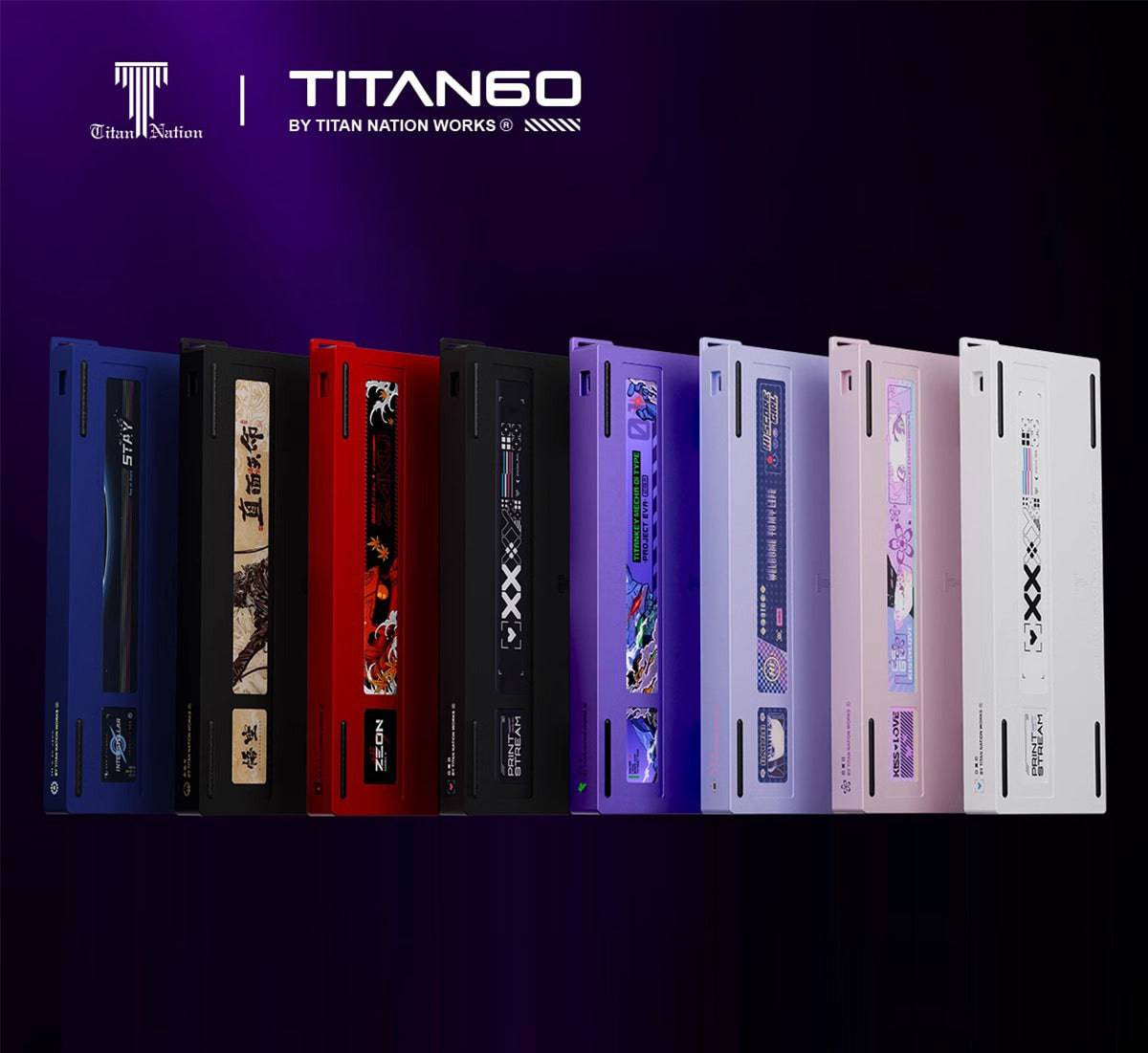 TITAN60 Keyboard Case Aluminum 60key Kit mechanical keyboards layout Compatible with MAD68 HE