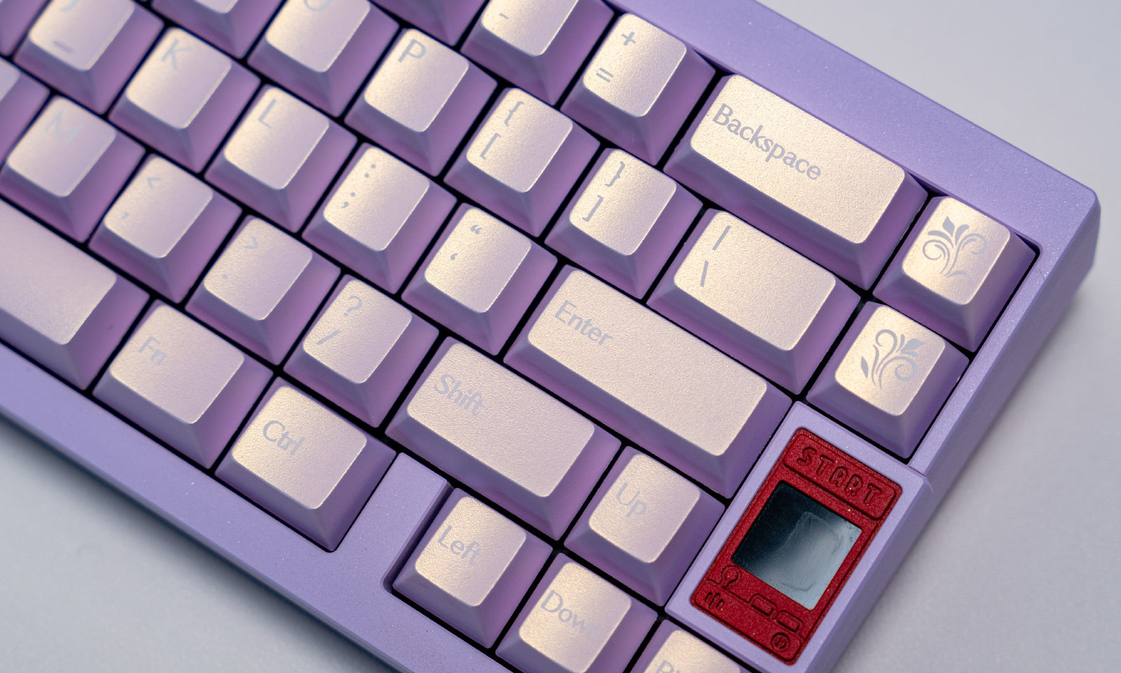 Iridescent Pearl Keycaps – Cherry Profile PBT 1.7mm for Wooting 75 - Titan Nation