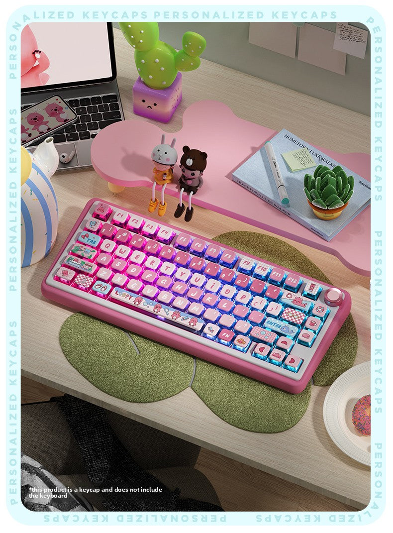 Original Theme Translucent ASA Keycaps Custom Cute PBT+PC Sublimation - Titan Nation