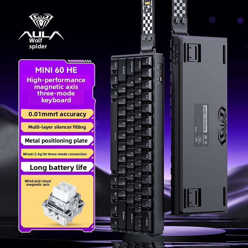 AULA MINI60HE Tri-Mode Hall Effect Keyboard