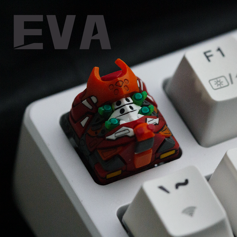 Neon Genesis Evangelion EVA Artisan Keycap – Custom Resin ESC Key - Titan Nation