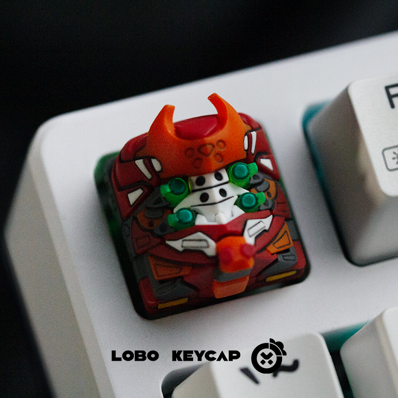 Neon Genesis Evangelion EVA Artisan Keycap – Custom Resin ESC Key - Titan Nation