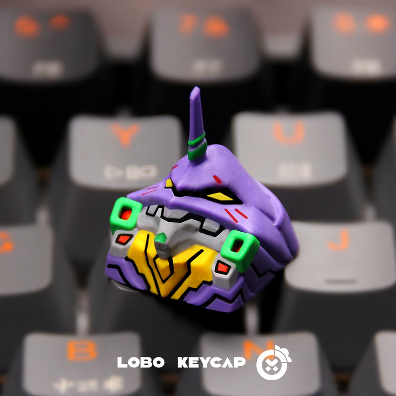 Neon Genesis Evangelion EVA Artisan Keycap – Custom Resin ESC Key - Titan Nation