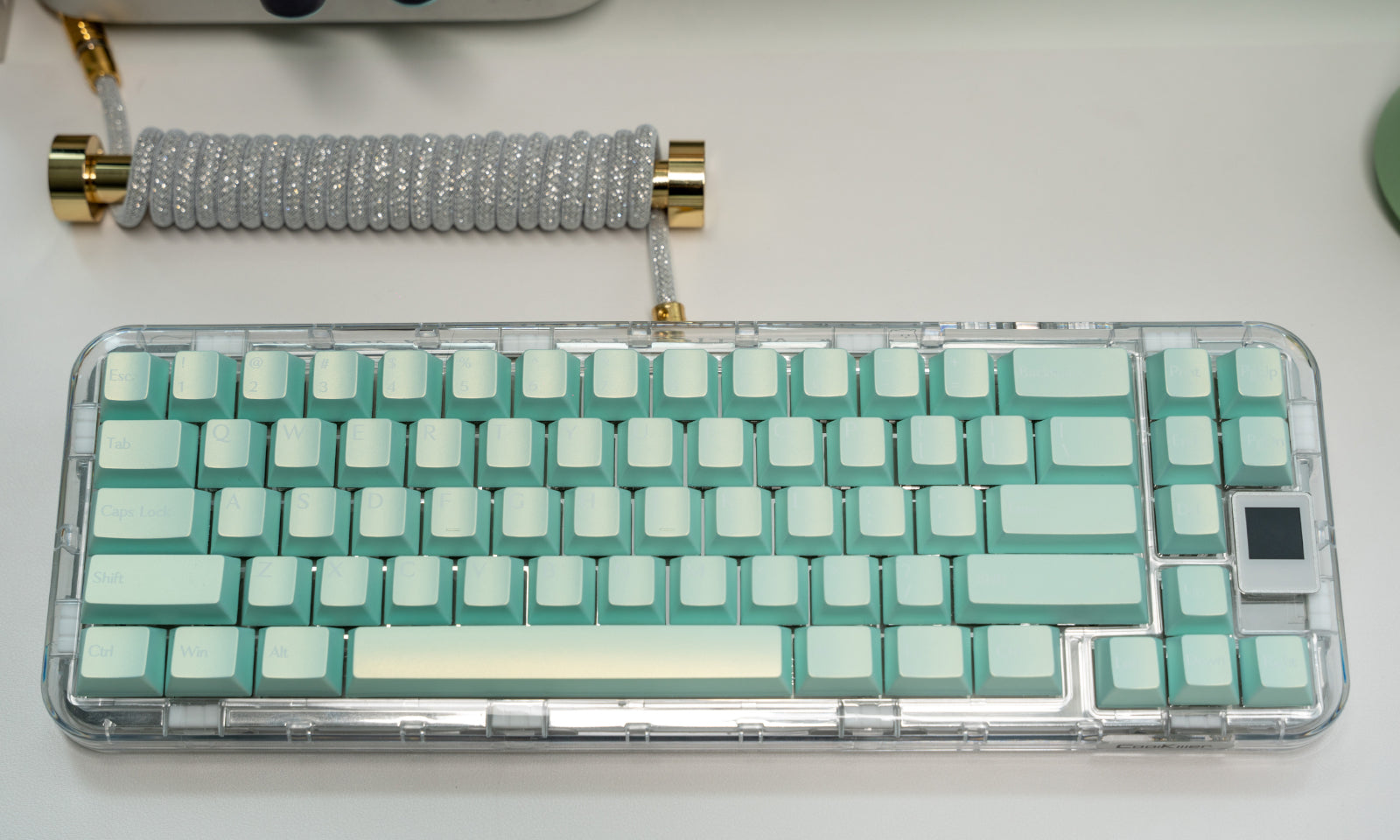 Iridescent Pearl Keycaps – Cherry Profile PBT 1.7mm for Wooting 75 - Titan Nation