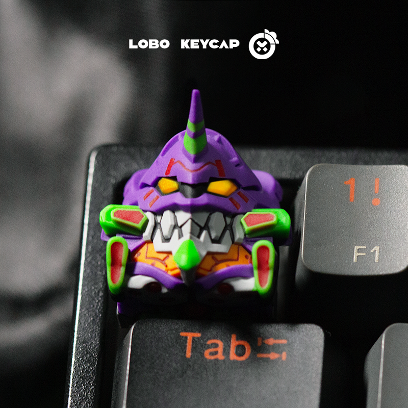 Neon Genesis Evangelion EVA Artisan Keycap – Custom Resin ESC Key - Titan Nation