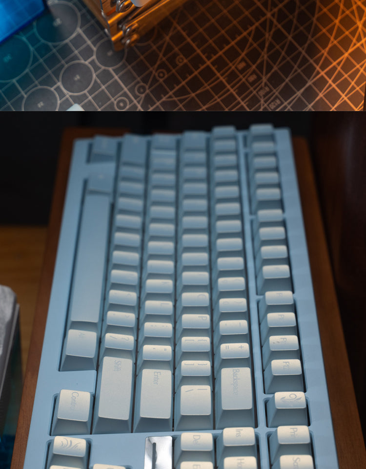 Iridescent Pearl Keycaps – Cherry Profile PBT 1.7mm for Wooting 75 - Titan Nation