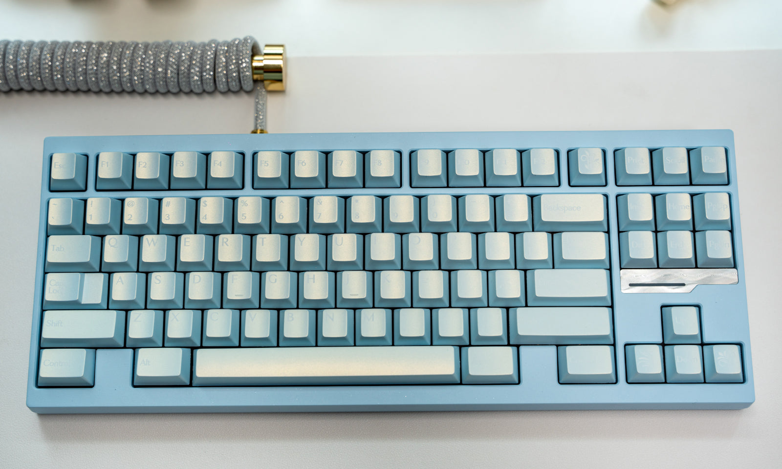 Iridescent Pearl Keycaps – Cherry Profile PBT 1.7mm for Wooting 75 - Titan Nation