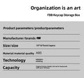 Stackable Keycap Display Box – Multi-Layer Dustproof White Organizer - Titan Nation