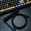 Custom Coiled Type-C Aviator Cable for Mechanical Keyboards – 8K Magnetic Switch Data Cable - Titan Nation