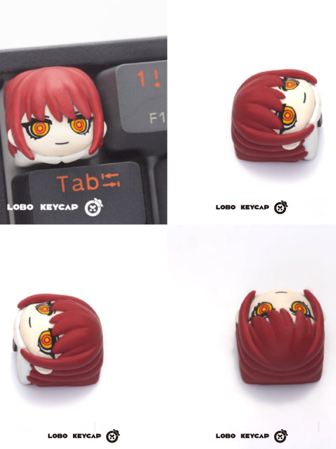 Chainsaw Man Makima Artisan Keycap for Mechanical Keyboard