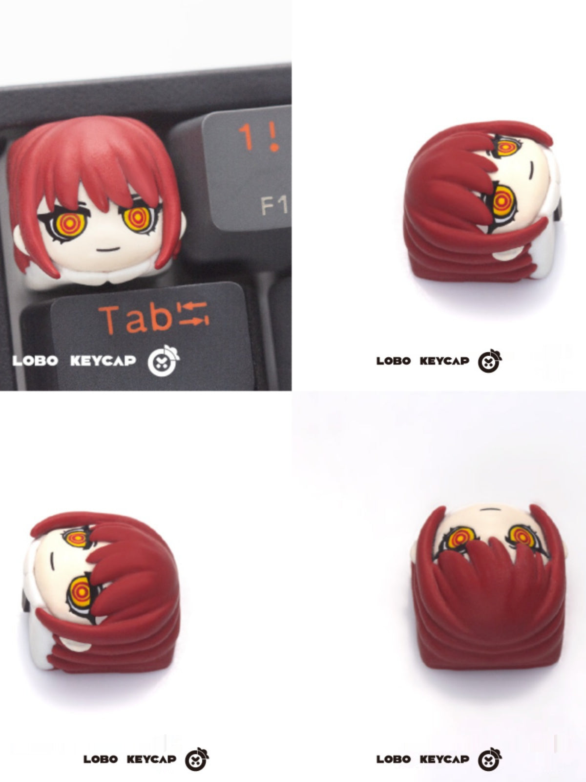 Chainsaw Man Makima Artisan Keycap for Mechanical Keyboard
