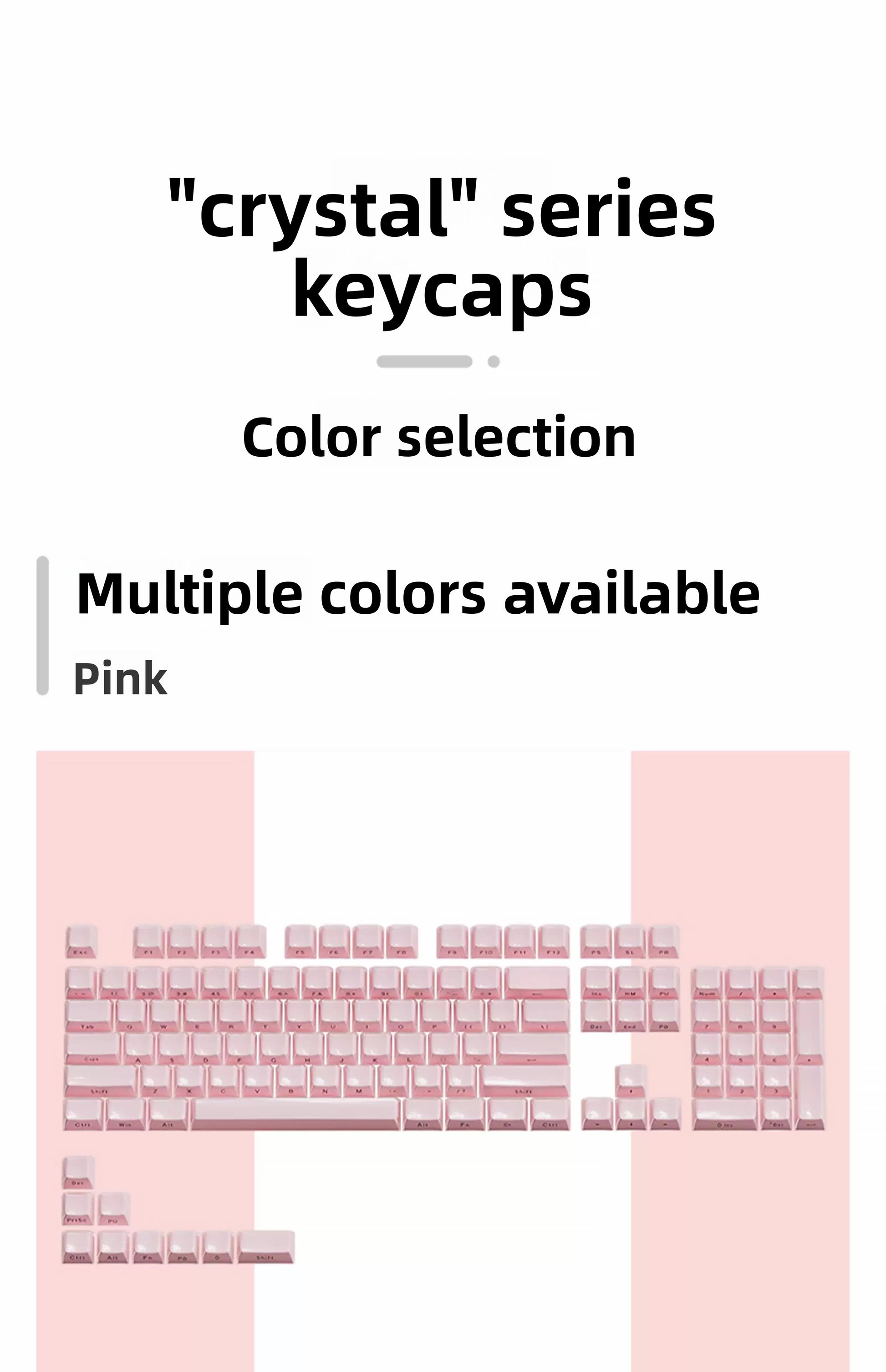 Crystal Jelly Side-Engraved Heart Keycaps – OEM Profile for Wooting - Titan Nation