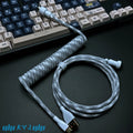 Custom Coiled Type-C Aviator Cable for Mechanical Keyboards – 8K Magnetic Switch Data Cable - Titan Nation