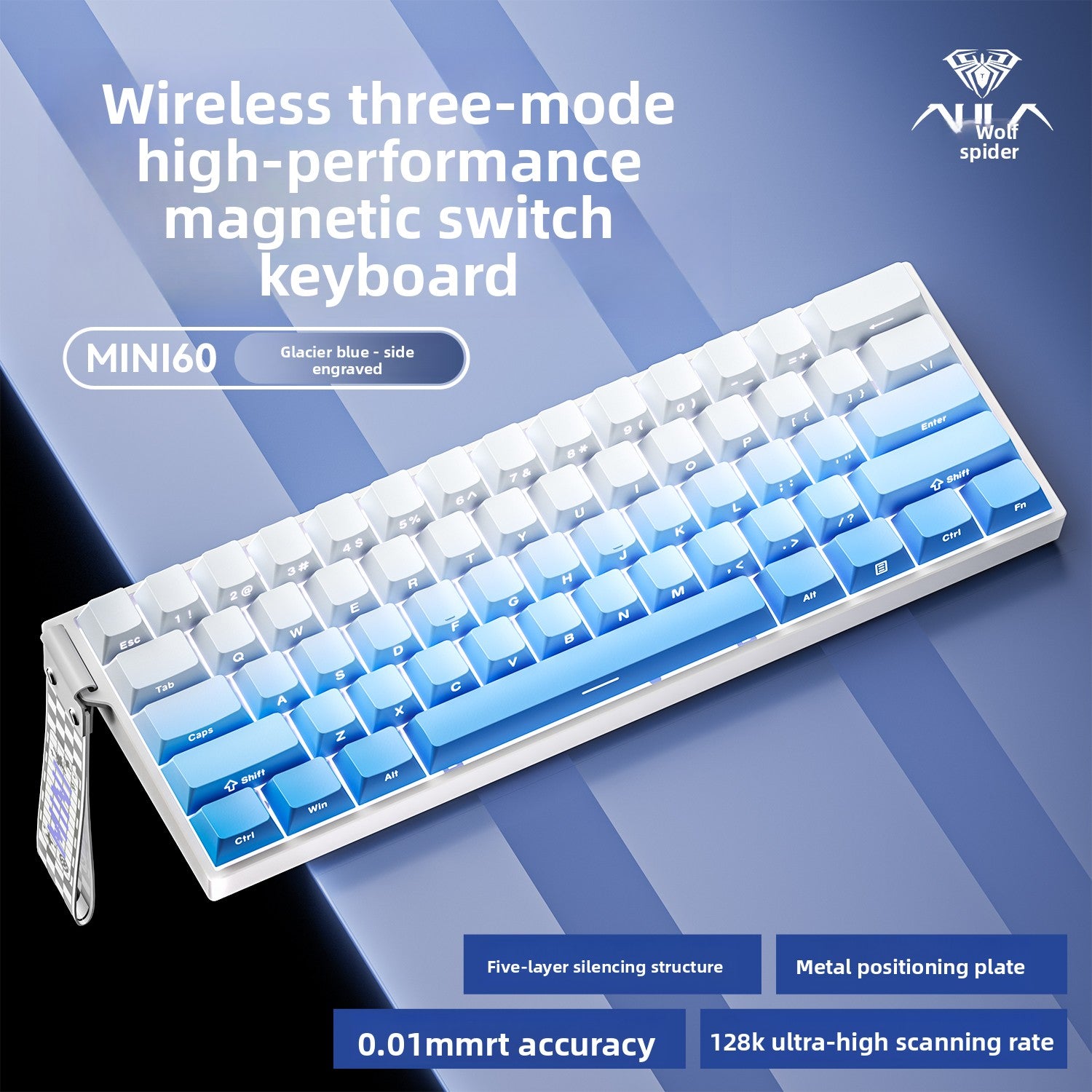 AULA MINI60HE Tri-Mode Hall Effect Keyboard