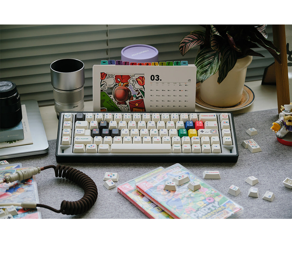 FBB Original SFC 1990 Keycaps – Custom PBT Dye-Sub Set for 87-Key NGC - Titan Nation