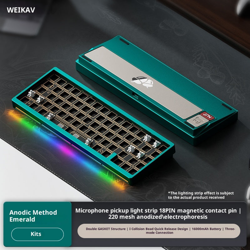 NUT65 Tri-Mode Aluminum Keyboard Kit – Custom Gasket Gaming