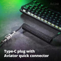 8K Return Rate Mechanical Keyboard Aviation Plug Cable Keyboard Cable Gaming Cable USB Data Cable Spring Cable Custom Cable - Titan Nation