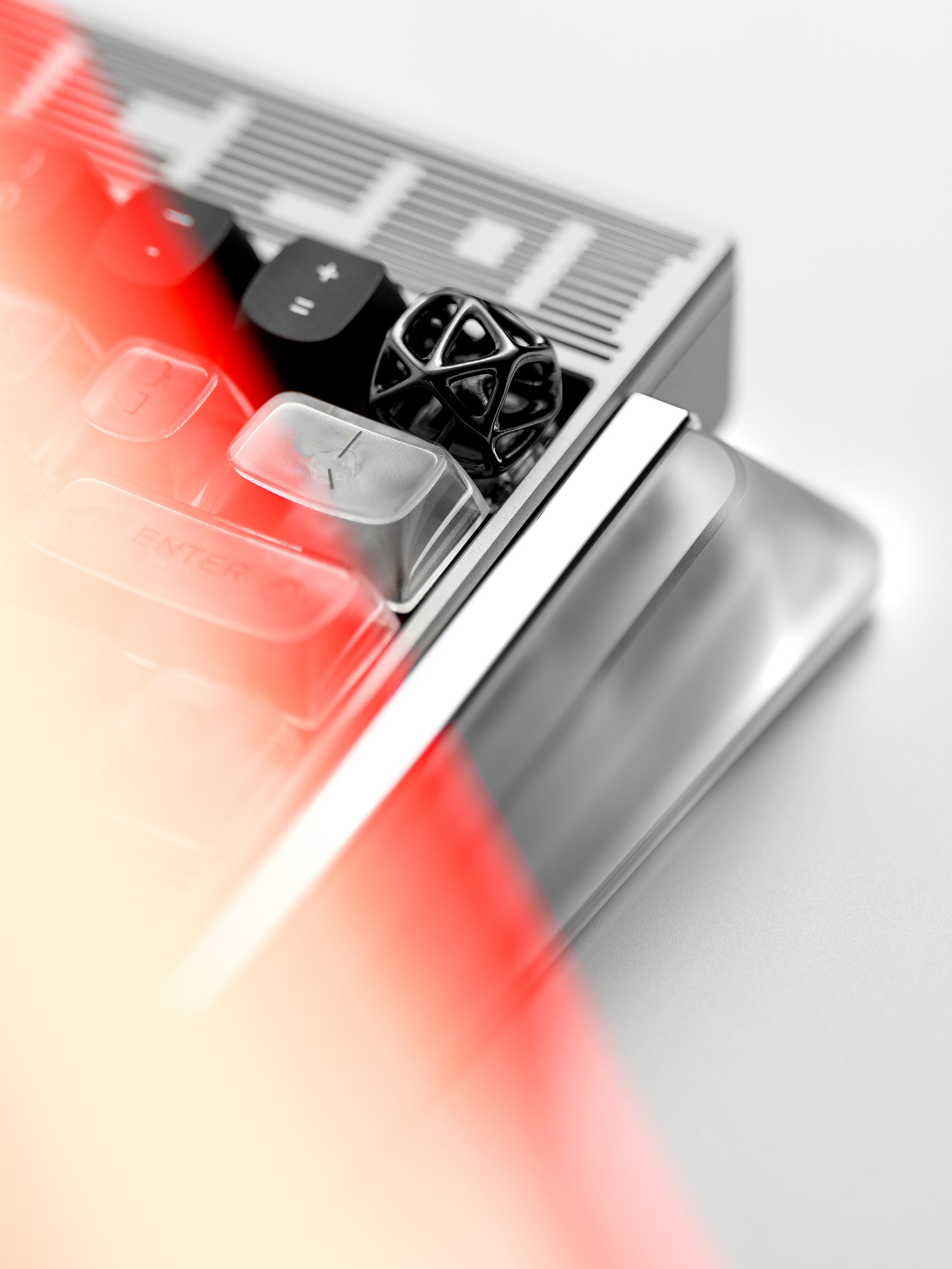 Makingo Hollow Black Gold Artisan Keycap – Original Metal ESC Key - Titan Nation