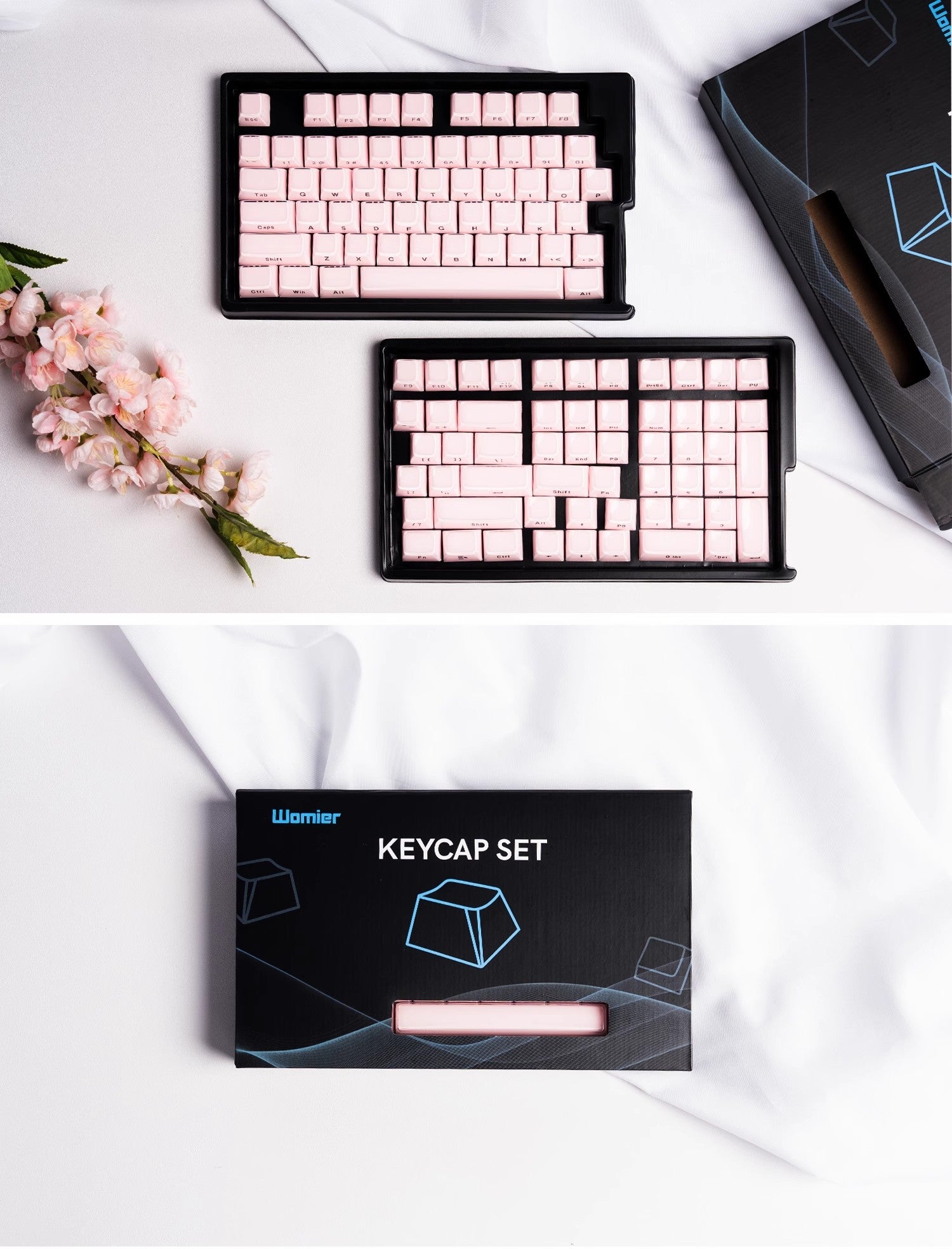 Crystal Jelly Side-Engraved Heart Keycaps – OEM Profile for Wooting - Titan Nation