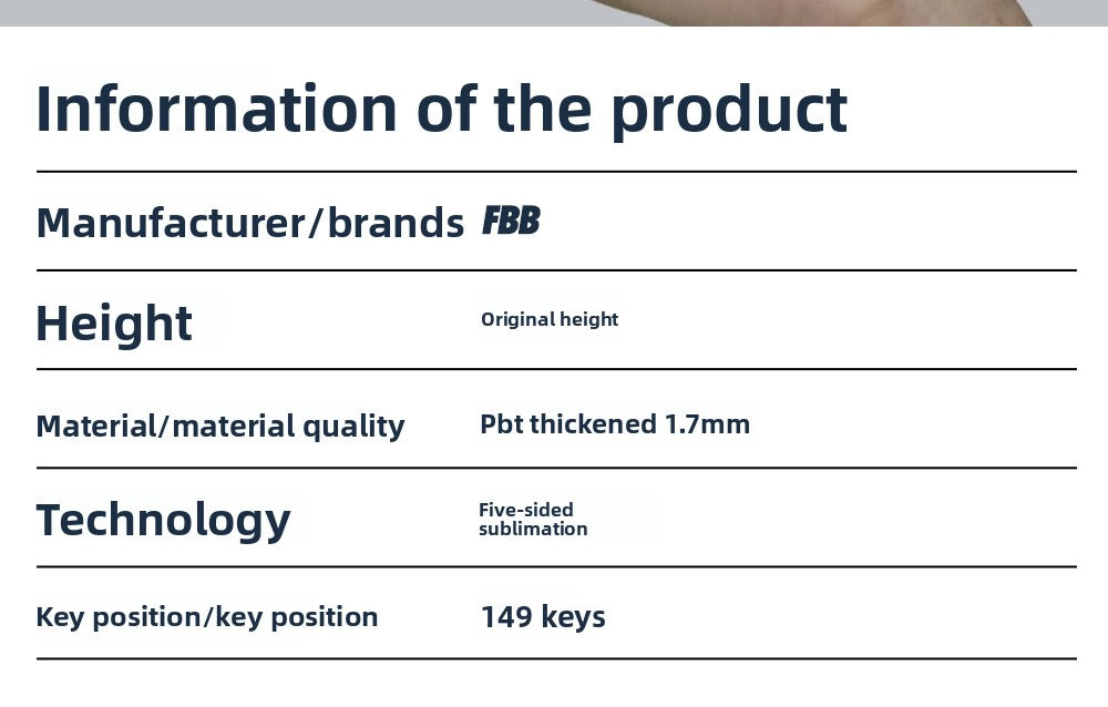 FBB Original SFC 1990 Keycaps – Custom PBT Dye-Sub Set for 87-Key NGC - Titan Nation