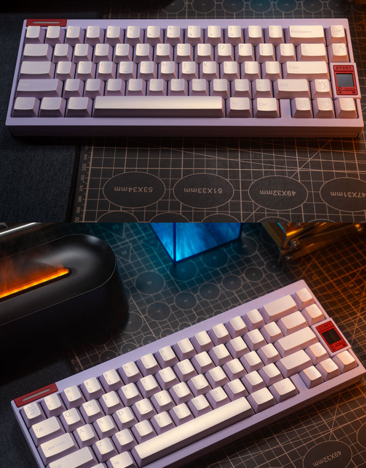 Iridescent Pearl Keycaps – Cherry Profile PBT 1.7mm for Wooting 75 - Titan Nation
