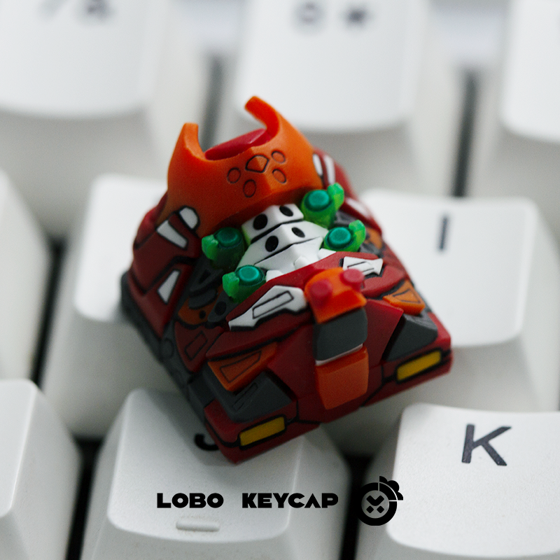 Neon Genesis Evangelion EVA Artisan Keycap – Custom Resin ESC Key - Titan Nation