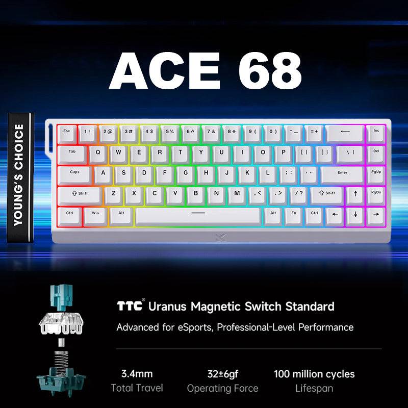 MCHOSE Ace 68 | 65% layout supports quick triggering