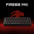 MADLIONS Fire68/fire68 Ultra Magnetic Game Keyboard is similar to the Wooting 60HE keyboard layout