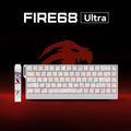 MADLIONS Fire68/fire68 Ultra Magnetic Game Keyboard is similar to the Wooting 60HE keyboard layout