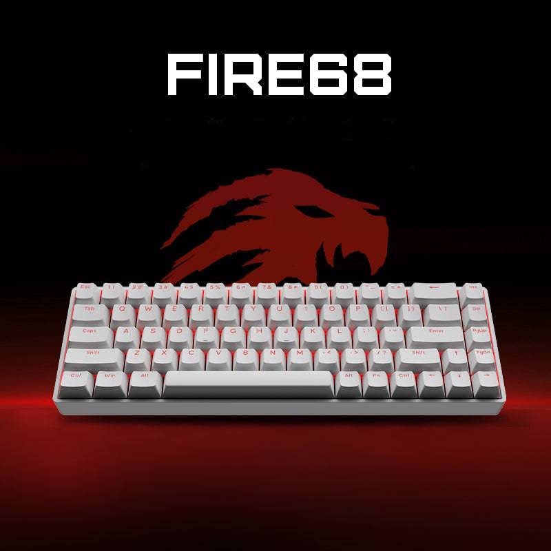 MADLIONS Fire68/fire68 Ultra Magnetic Game Keyboard is similar to the Wooting 60HE keyboard layout