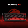 MADLIONS MAD60HE/MAD68HE Magnetic Game machinery Keyboard is similar to the wooting60he keyboard layout