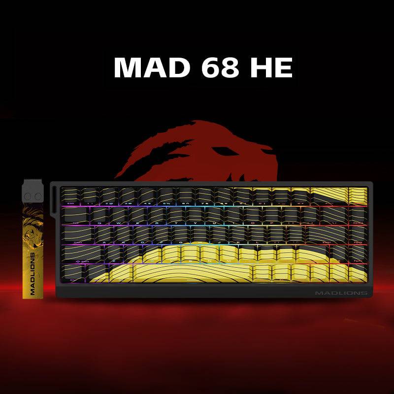 MADLIONS MAD60HE/MAD68HE Magnetic Game machinery Keyboard is similar to the wooting60he keyboard layout