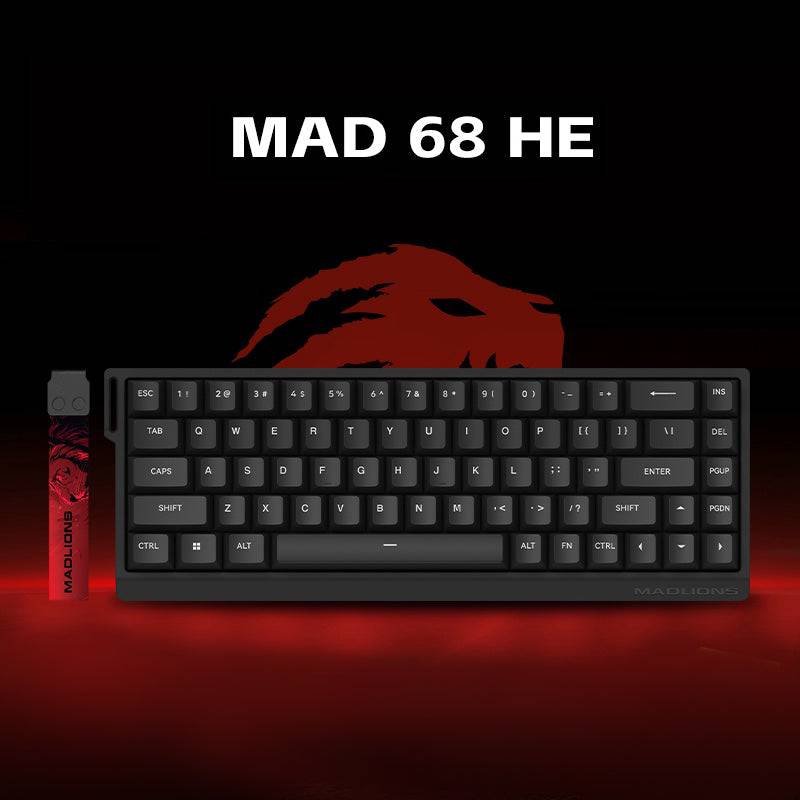 MADLIONS MAD60HE/MAD68HE Magnetic Game machinery Keyboard is similar to the wooting60he keyboard layout