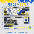 Graffiti Keycaps Set mechanical keyboards layout Compatible with Wooting 80HE