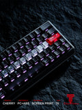 Skyline Black Keycaps – Transparent PC Keycaps for 60% & 75% Keyboards