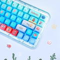 Spongebob Anime PBT Keycaps Set  mechanical keyboards layout Compatible with NuPhy Air75