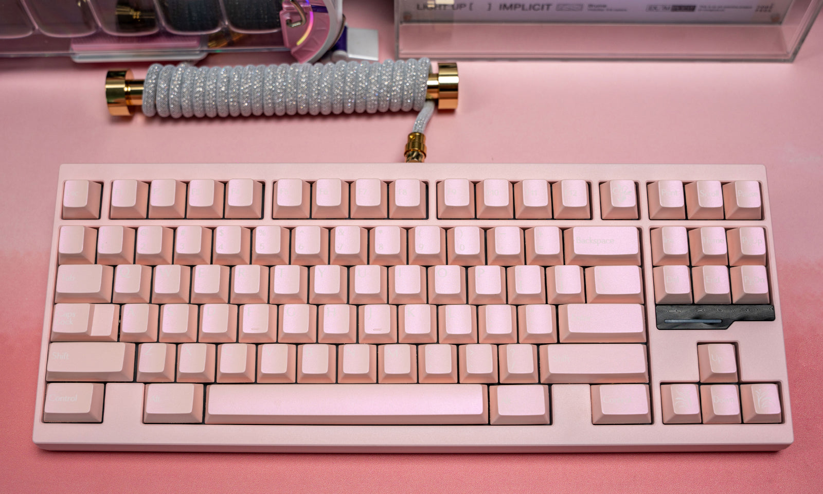 Iridescent Pearl Keycaps – Cherry Profile PBT 1.7mm for Wooting 75 - Titan Nation