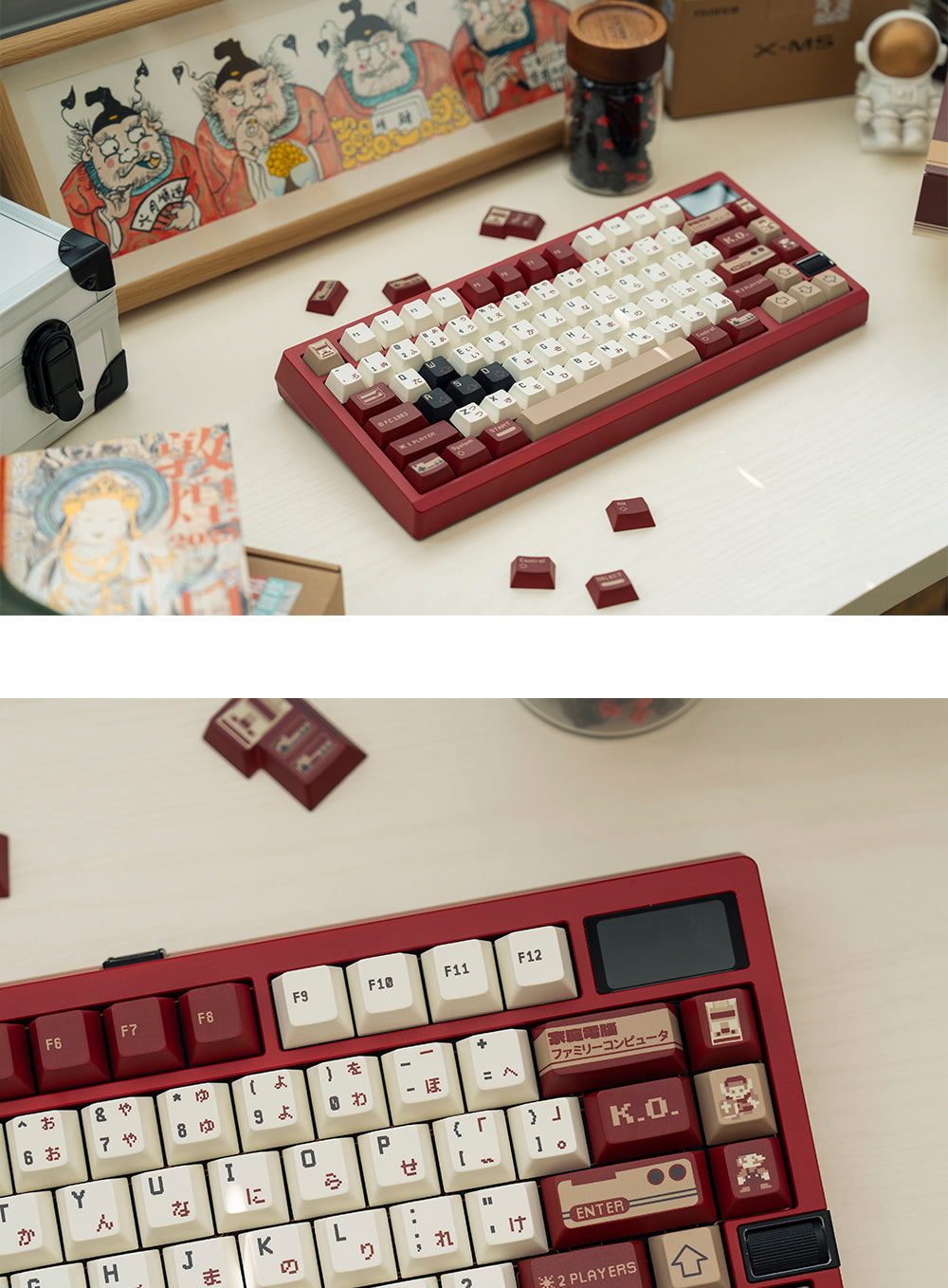FBB Original SFC 1990 Keycaps – Custom PBT Dye-Sub Set for 87-Key NGC - Titan Nation